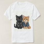 Biker Cats Tシャツ (デザイン正面)
