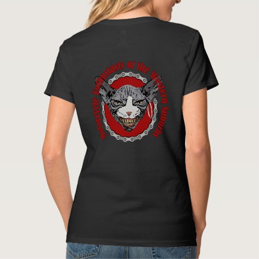 Biker Chick T-shirt Tシャツ (裏面)