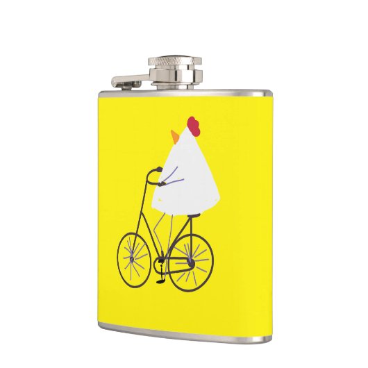 Biker chicken フラスク (左)