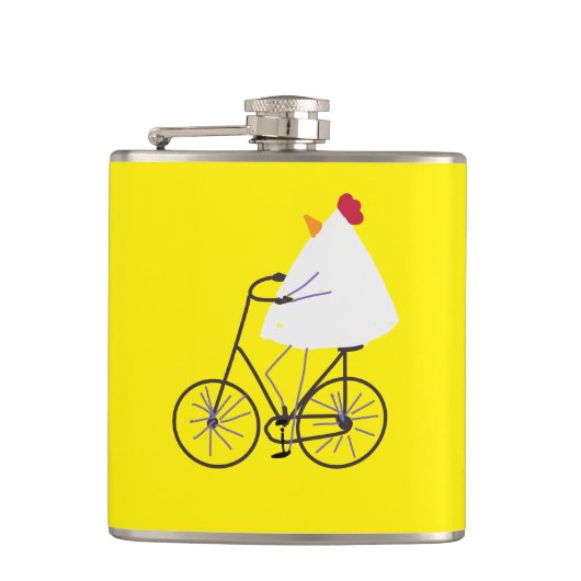 Biker chicken フラスク (正面)