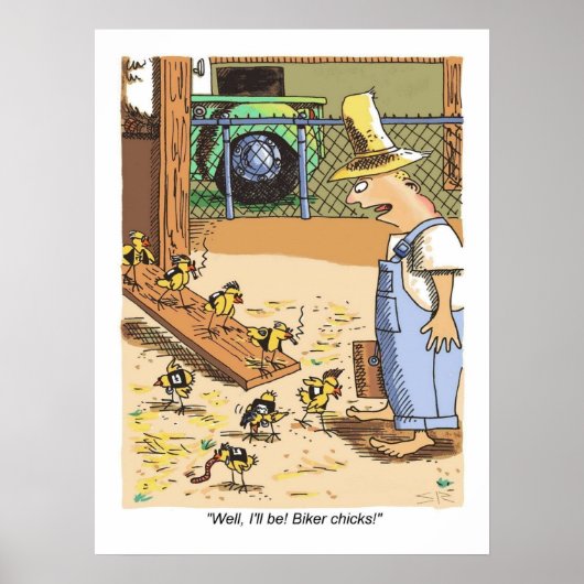 Biker Chicks matte poster ポスター (正面)