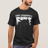 Biker Cool Grandpas Ride Motorcycles Tシャツ (正面)