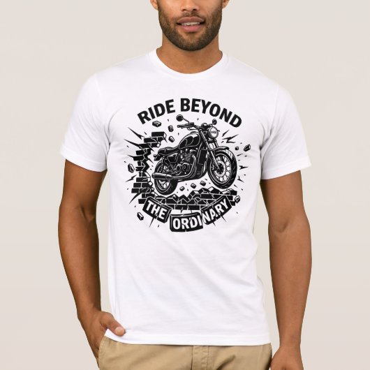 Biker Freedom Break Boundaries Tシャツ (正面)