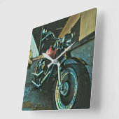 Biker gifts スクエア壁時計 (傾斜)