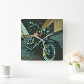 Biker gifts スクエア壁時計 (ホーム)