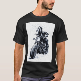 Biker Girl Tシャツ