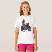 Biker Girl Tシャツ (正面フル)