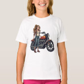 Biker Girl Tシャツ (正面)