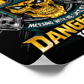 Biker Girlfriend Wife I Belong To A Biker Valentin ポスター (角)