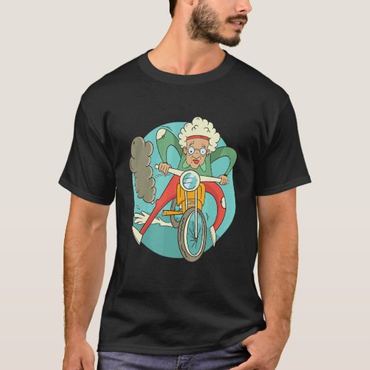 Biker Grandmother   Tシャツ (正面)