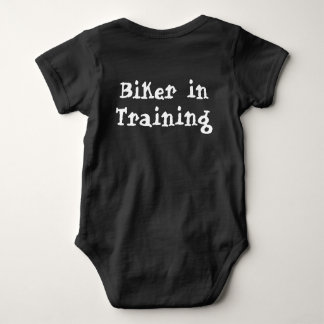 Biker in training ベビーボディスーツ