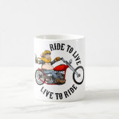 Biker motard ride to live モーフィングマグカップ (中央)