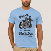 Biker Motorcycle Rider  Tシャツ (正面)
