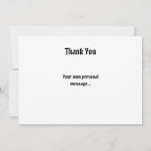 Biker Motorcycle Wedding  サンキューカード (裏面)