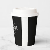 Biker Motorrad Eisernes Kreuz Oldschool Chopper 紙コップ (左)