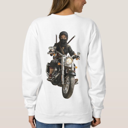 Biker Ninja スウェットシャツ (裏面)