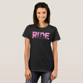 Biker RIDE Motorcycle  2 Tシャツ (正面フル)