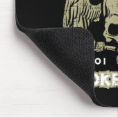 Biker Ride So I Dont Choke People Funny Motorcycle マウスパッド (コーナー)