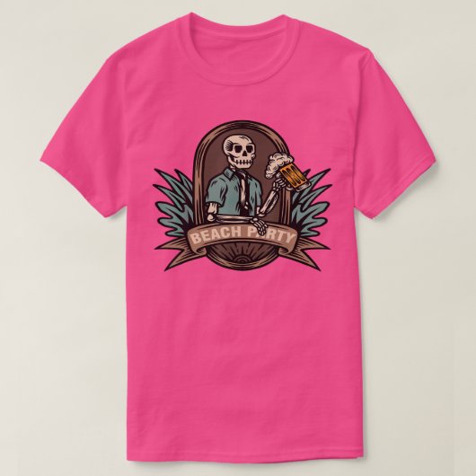 Biker Skelett Death Mystic Bone 270 Tシャツ (デザイン正面)