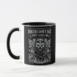 Bikers Don'T Age They Level Up, Mug マグカップ