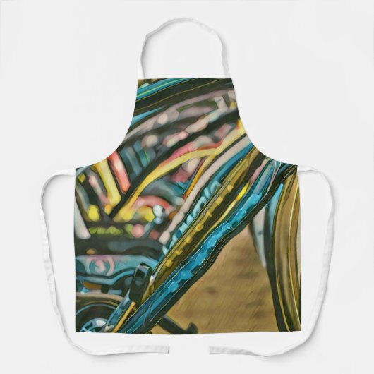 Bikesアートワーク エプロン (正面)