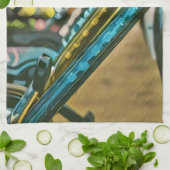 Bikesアートワーク キッチンタオル (折り畳み)