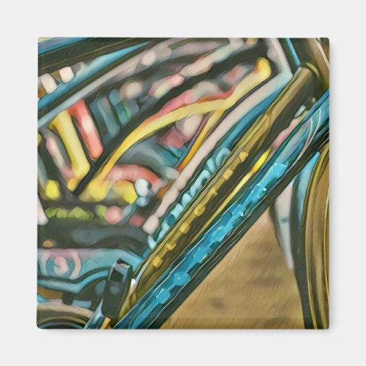 Bikesアートワーク マグネット (正面)
