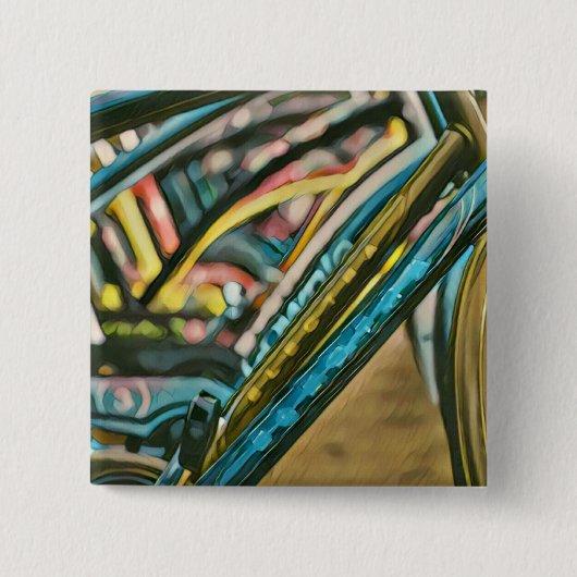 Bikesアートワーク 缶バッジ (正面)
