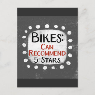 Bikes Review 5つ星はがき ポストカード