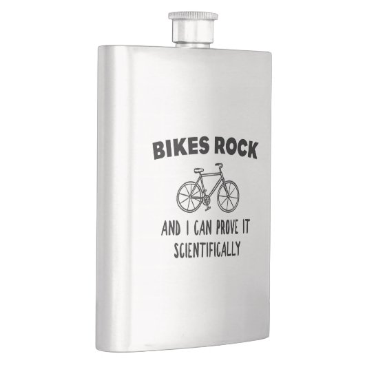 Bikes Rockと私は科学的にそれを証明できる フラスク (右)