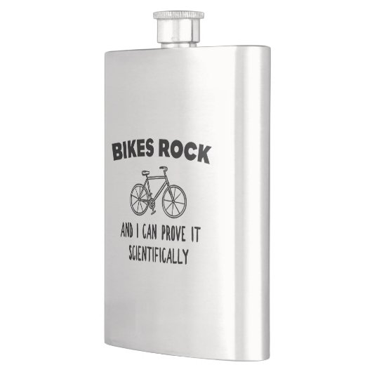 Bikes Rockと私は科学的にそれを証明できる フラスク (左)