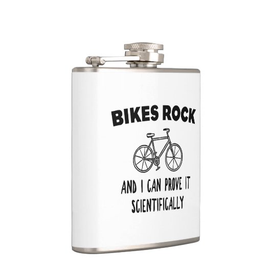 Bikes Rockと私は科学的にそれを証明できる フラスク (右)