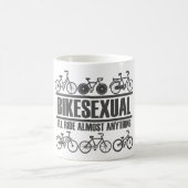 Bikesex -おもしろい自転車とサイクリング コーヒーマグカップ (中央)