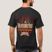 Biketoberfest Daytona 2012年のa Tシャツ (裏面)
