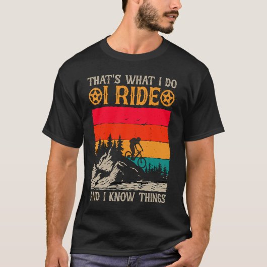 Biking and Cycling   17 Tシャツ (正面)