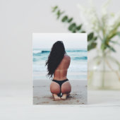 Bikiniガールフォトポストカード ポストカード (スタンド正面)