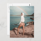 Bikiniガールフォトポストカード ポストカード (正面/裏面)