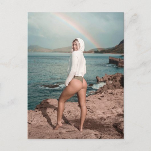 Bikiniガールフォトポストカード ポストカード (正面)