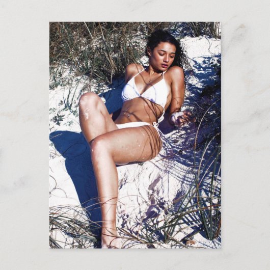 Bikiniガールフォトポストカード ポストカード (正面)