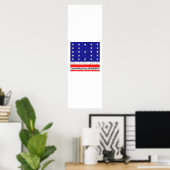 Bikini Atoll Oil Painting Drawing ポスター (ホームオフィス)