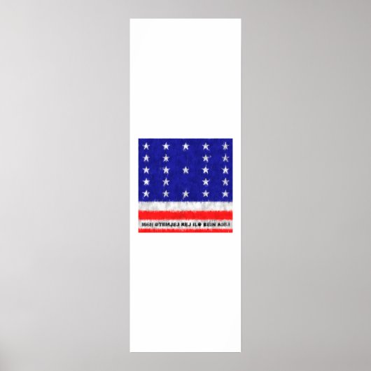 Bikini Atoll Oil Painting Drawing ポスター (正面)