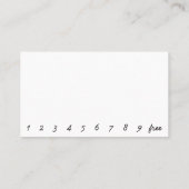 Bikini Baristaドライブスルーユーカスタムの写真 ロイヤリティカード (裏面)