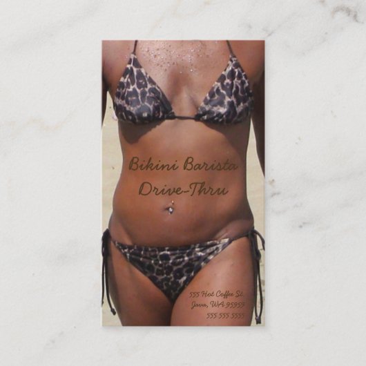 Bikini Baristaドライブスルーユーカスタムの写真 ロイヤリティカード (正面)