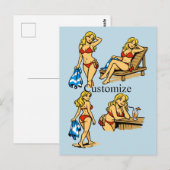 Bikini Beach Time Thunder_Cove ポストカード (正面/裏面)