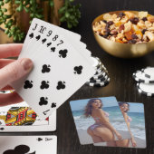 Bikini girl big booty playing cards トランプ (インサイチュ)