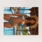 BIKINI GIRL hot stunning BIKINI JIGSAW PUZZLE ジグソーパズル (横)
