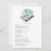 Bikinis and Martinis Bachelorette Weekend 招待状 (裏面)