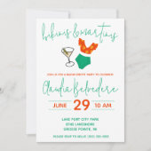 Bikinis and Martinis Themed Bachelorette Party 招待状 (正面)