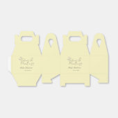 Bikins & Martinis bachelorette party yellow retro フェイバーボックス (折り畳みなし)