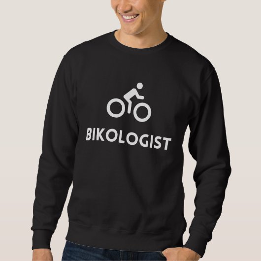 Bikologist  MTB Fitness Bike Cycling Racing スウェットシャツ (正面)